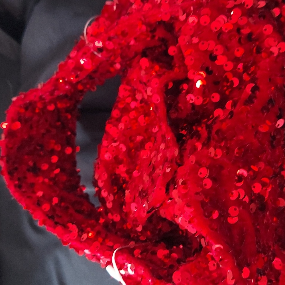 MOST WANTED Red Sequin Handbag - Picture 12 of 12